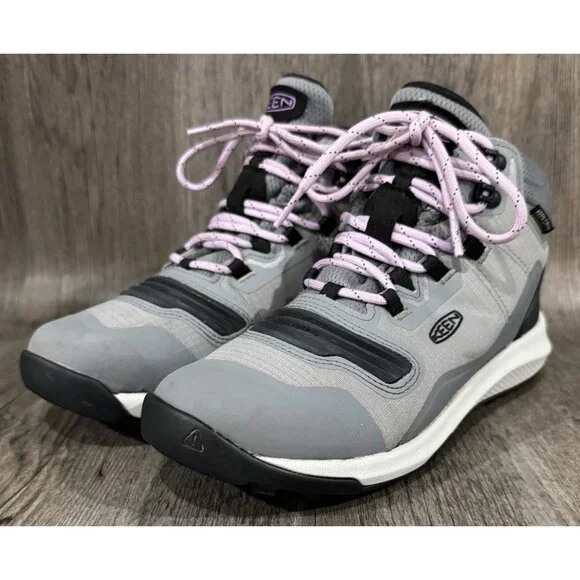 Keen Tempo Flex Boots Women's Size 6.5 Gray Synthetic Casual Hiking WP Shoes - Picture 2 of 16